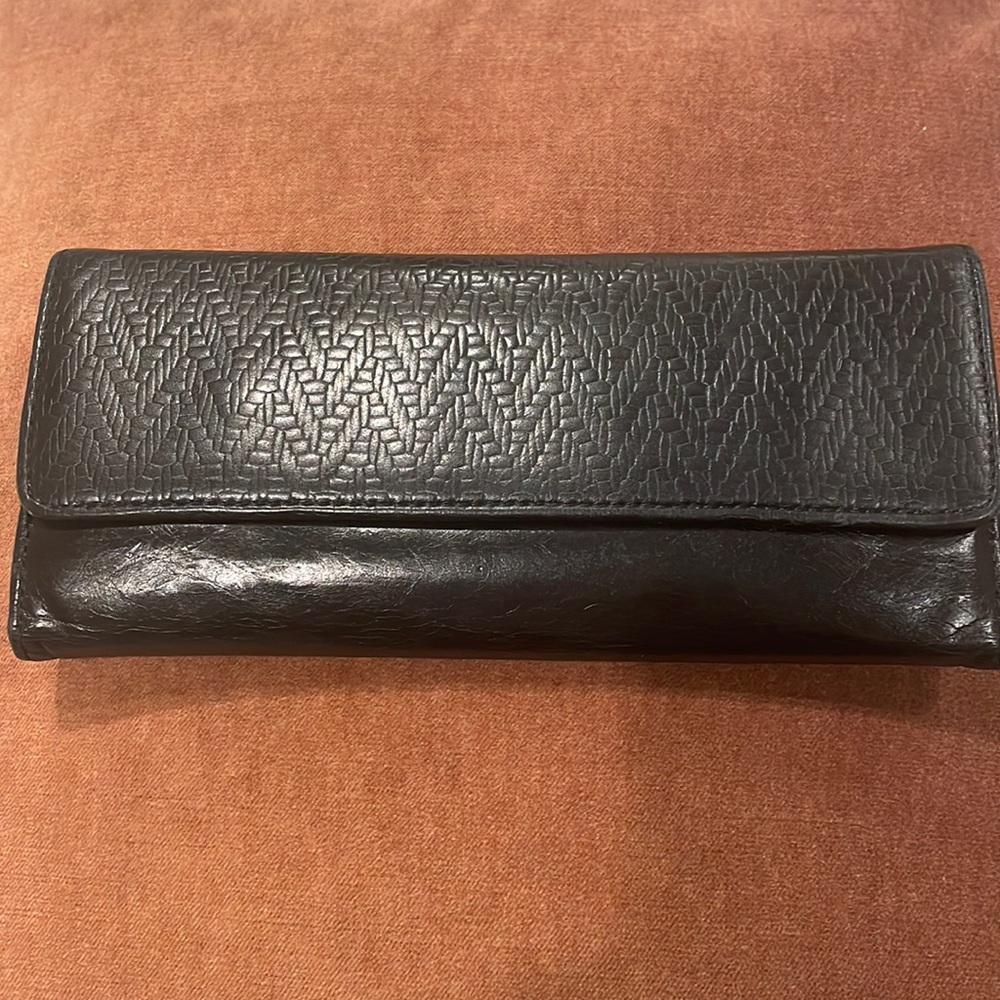 Practically New HOBO Brand Tri-Fold Wallet
